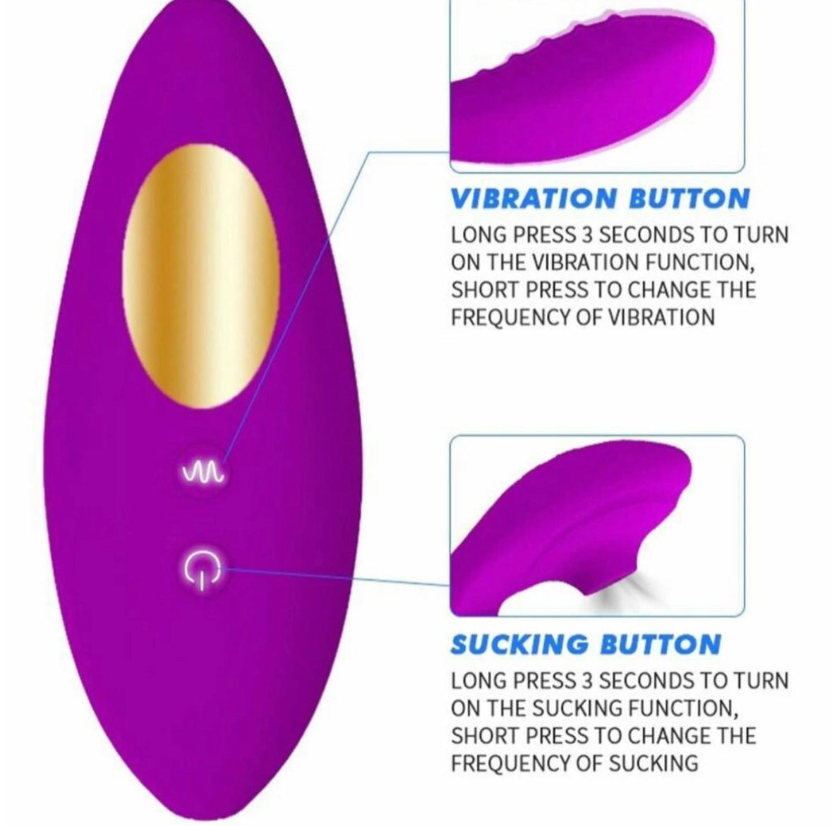 Clitoral Pulsing Stimulator and G-Spot Vibrator