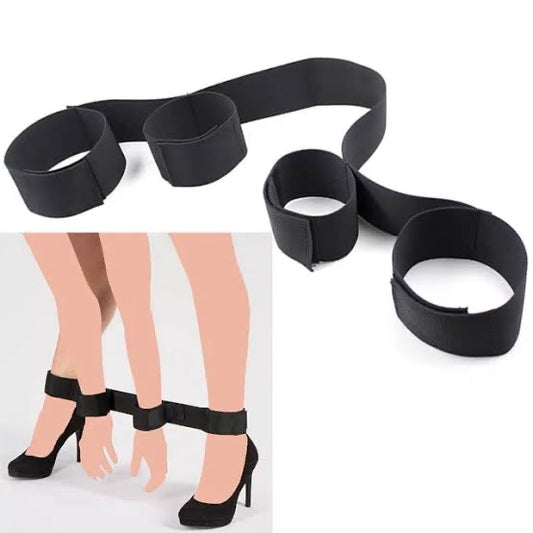 Bondage harness ankle & wrist cuffs