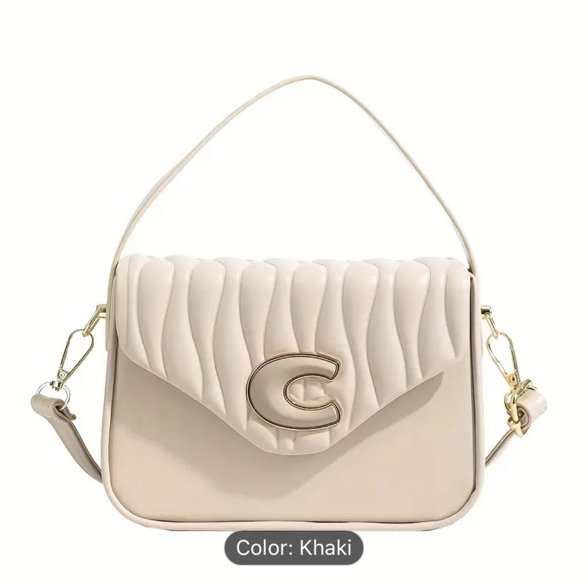 C crossbody bag - khaki